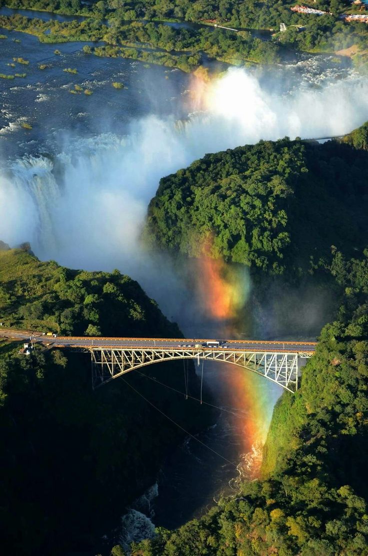 Victoria Falls Aerial View